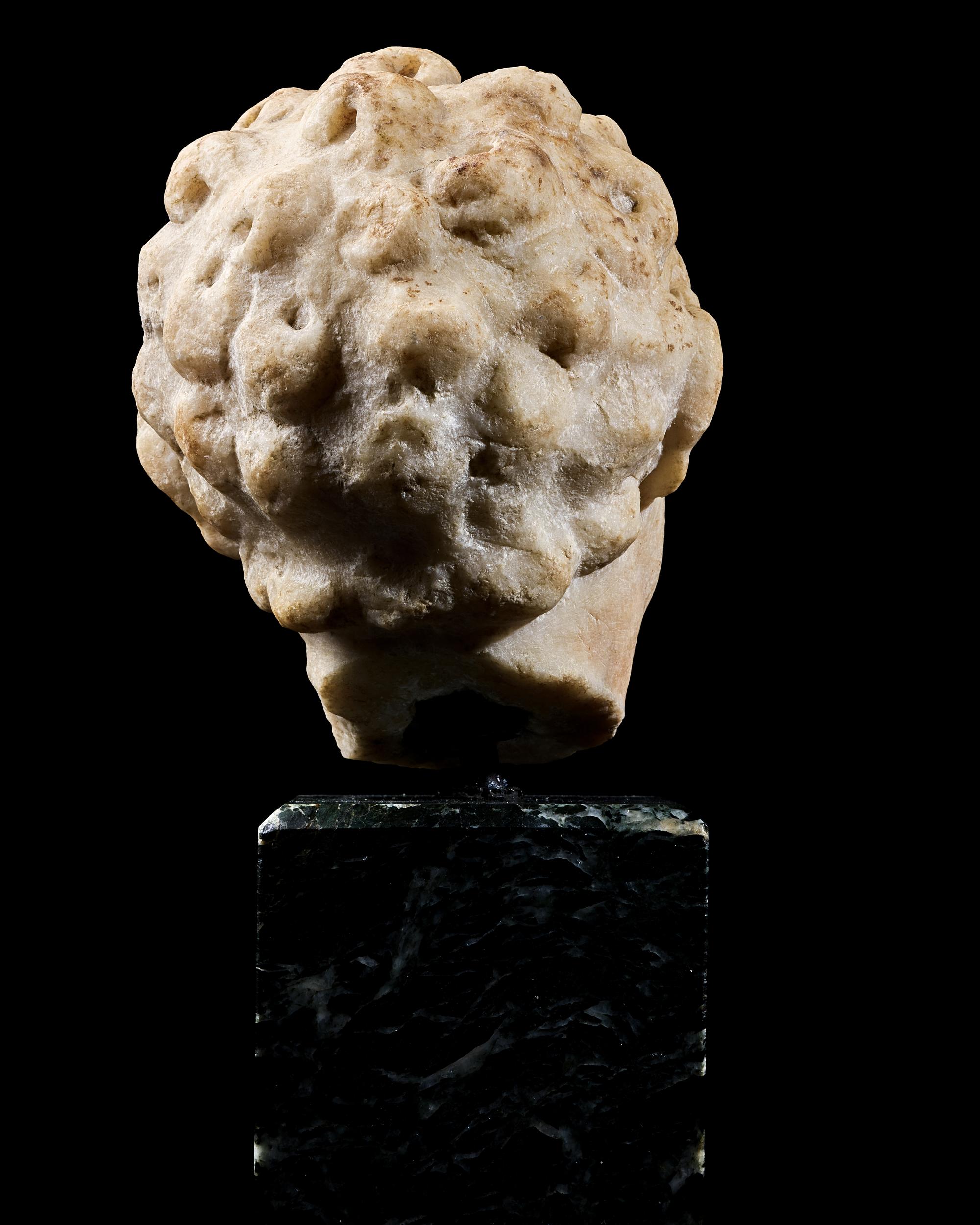 A Roman Marble Head of a Child