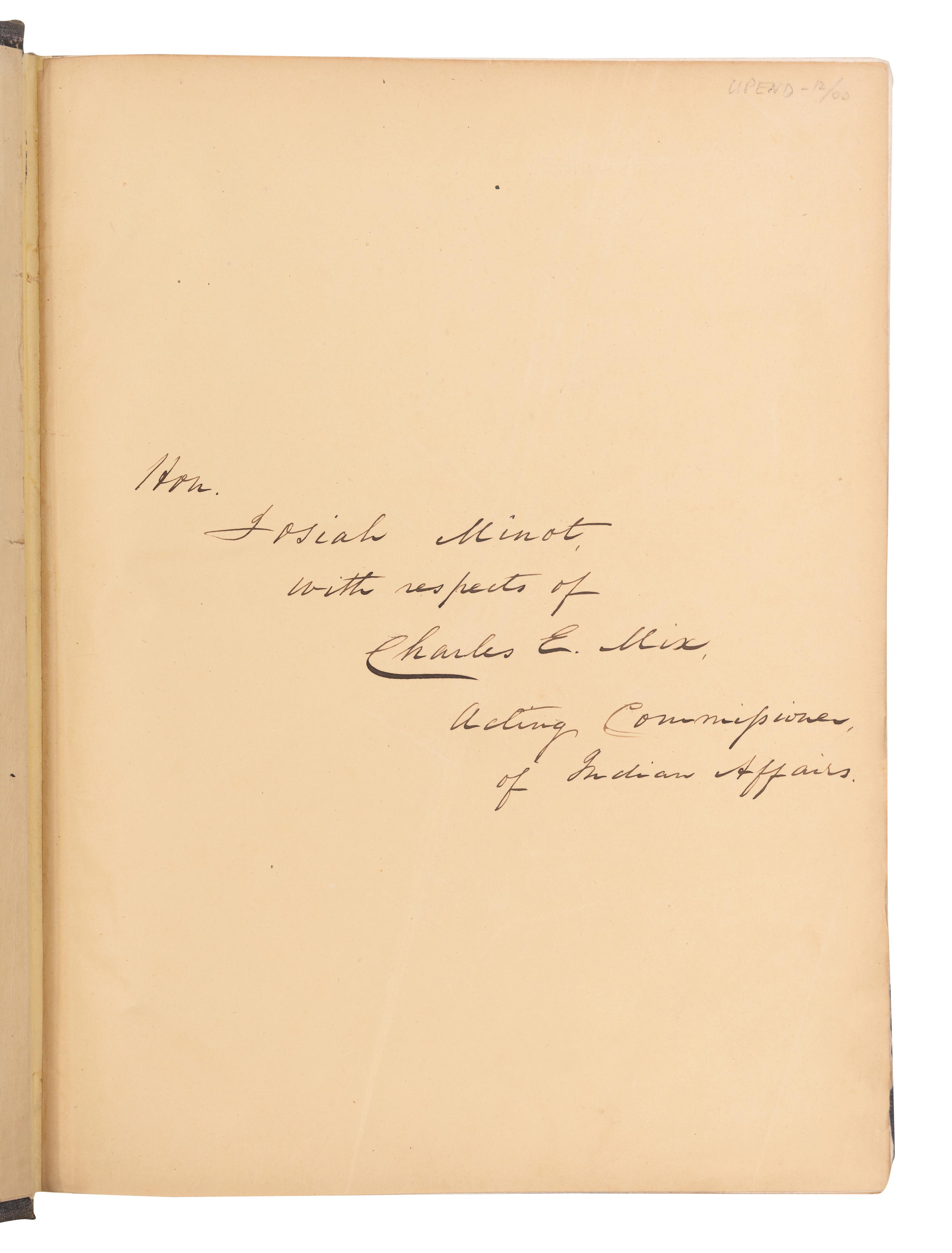 SCHOOLCRAFT, Henry Rowe (1793-1864). Historical and Statistical Information Respecting the History, Condition and Prospects of the Indian Tribes of the United States.... Philadelphia: Lippincott, Grambo & Co., 1851.