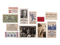 [WILLKIE, Wendell (1892-1944)]. A group of photographs, tickets, publications, sheet music, and other ephemera related Willkie's 1940 presidential nomination and campaign.