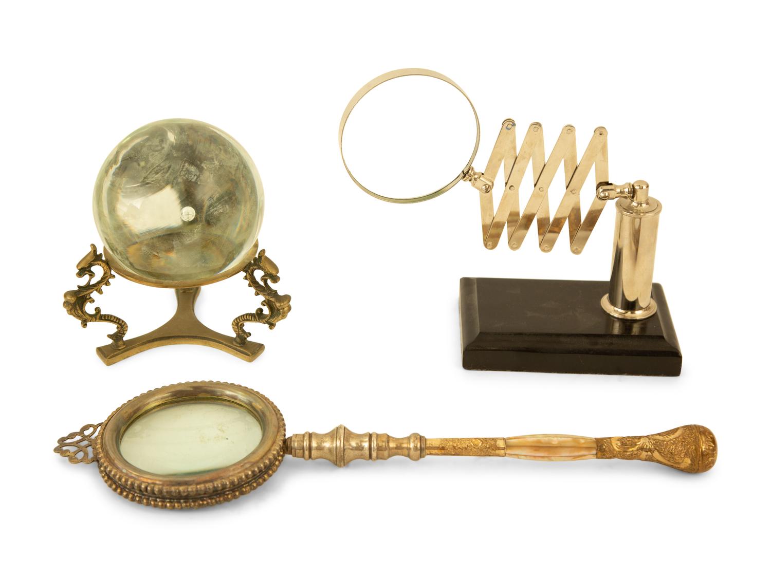 Three Desk Ornaments — 20th Century