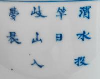 A Chinese Blue and White Porcelain Bowl Diameter 6 5/8 inches. — 19TH CENTURY