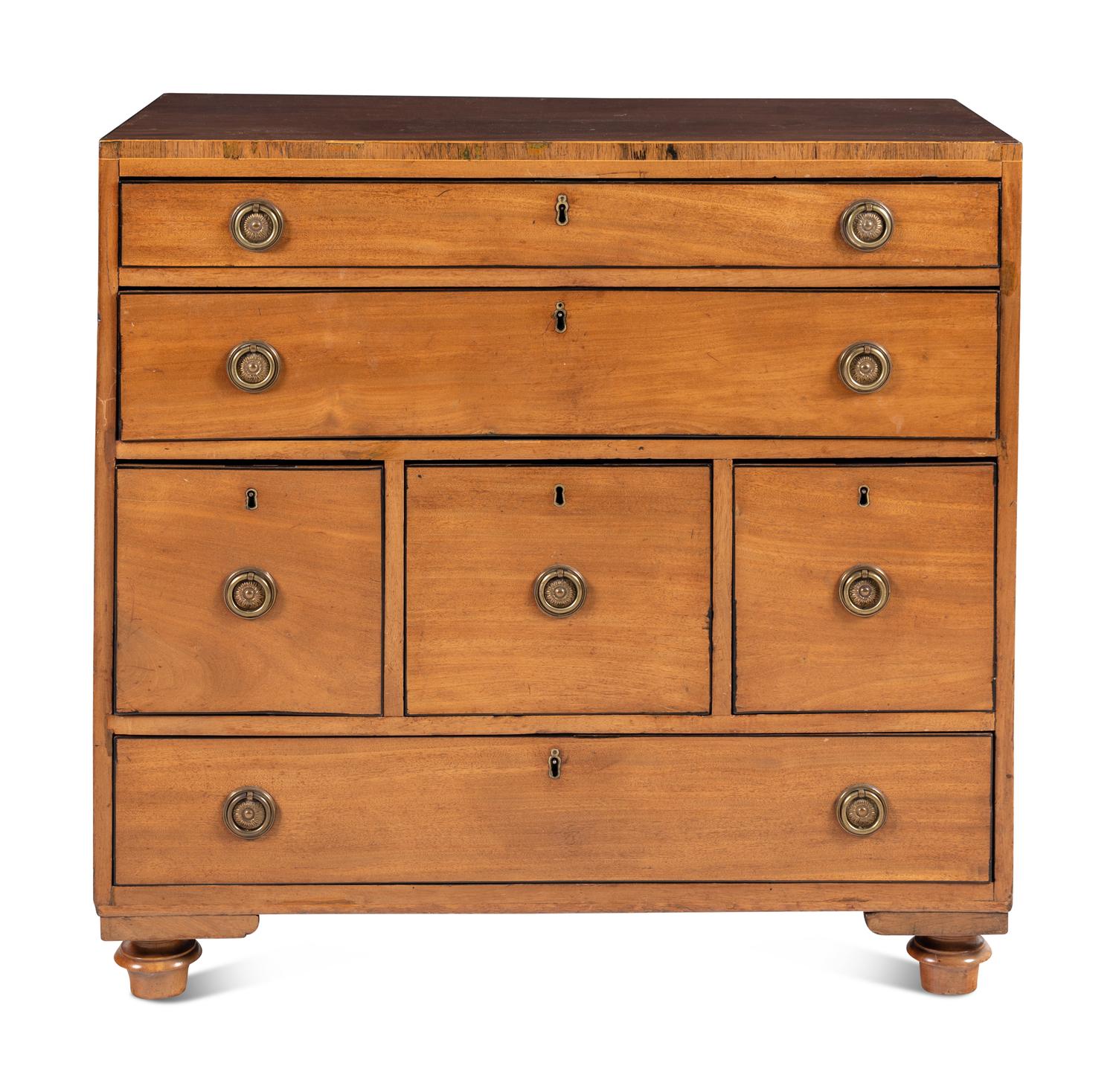 A Regency Mahogany Campaign Chest