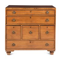 A Regency Mahogany Campaign Chest