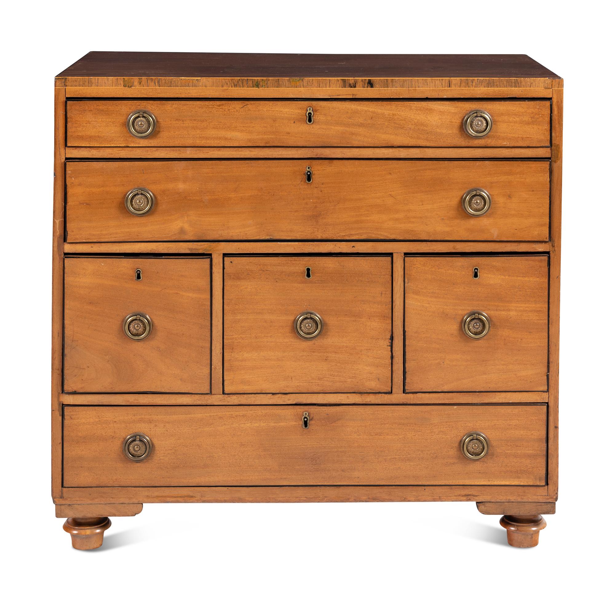 A Regency Mahogany Campaign Chest