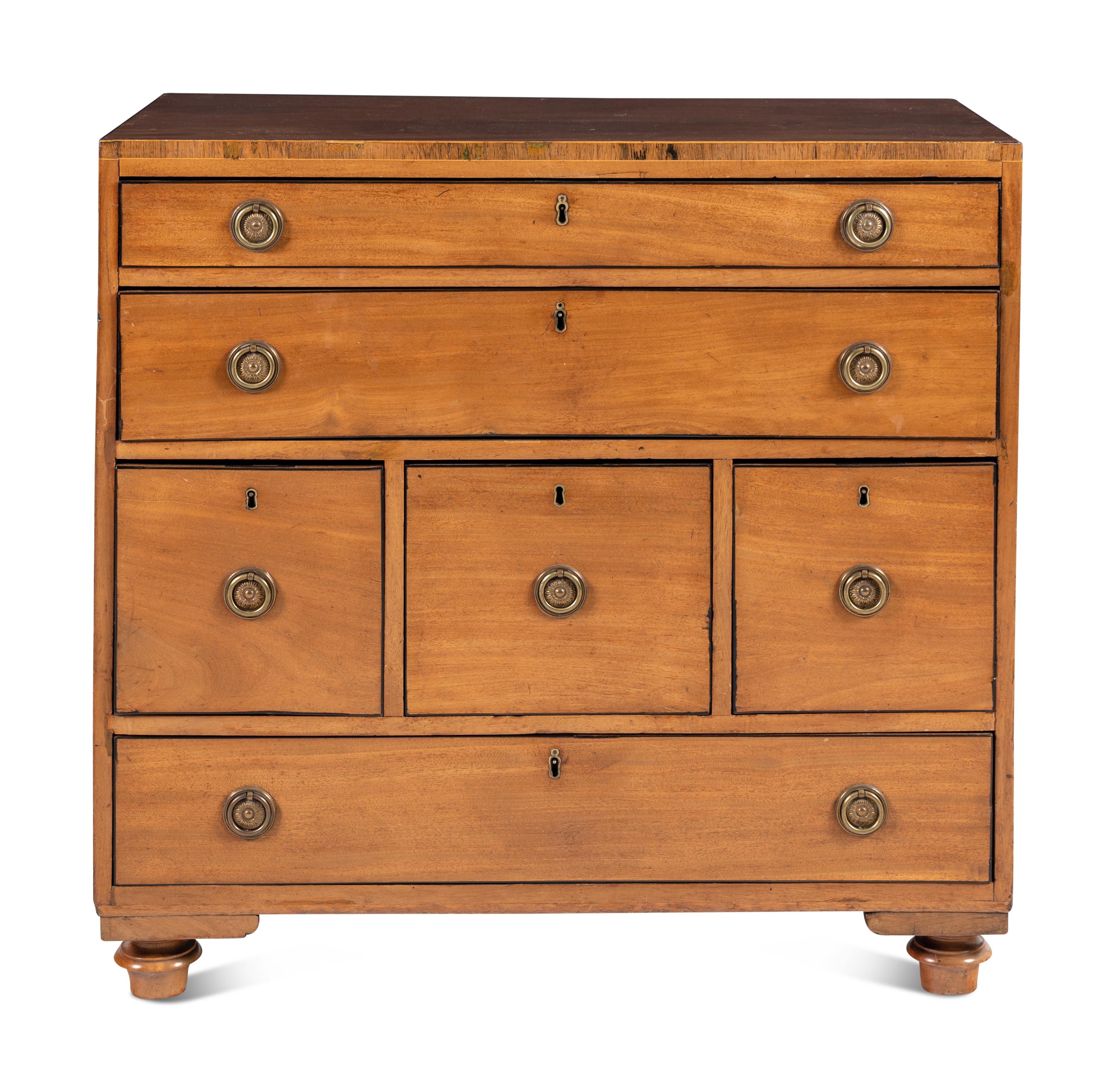 A Regency Mahogany Campaign Chest