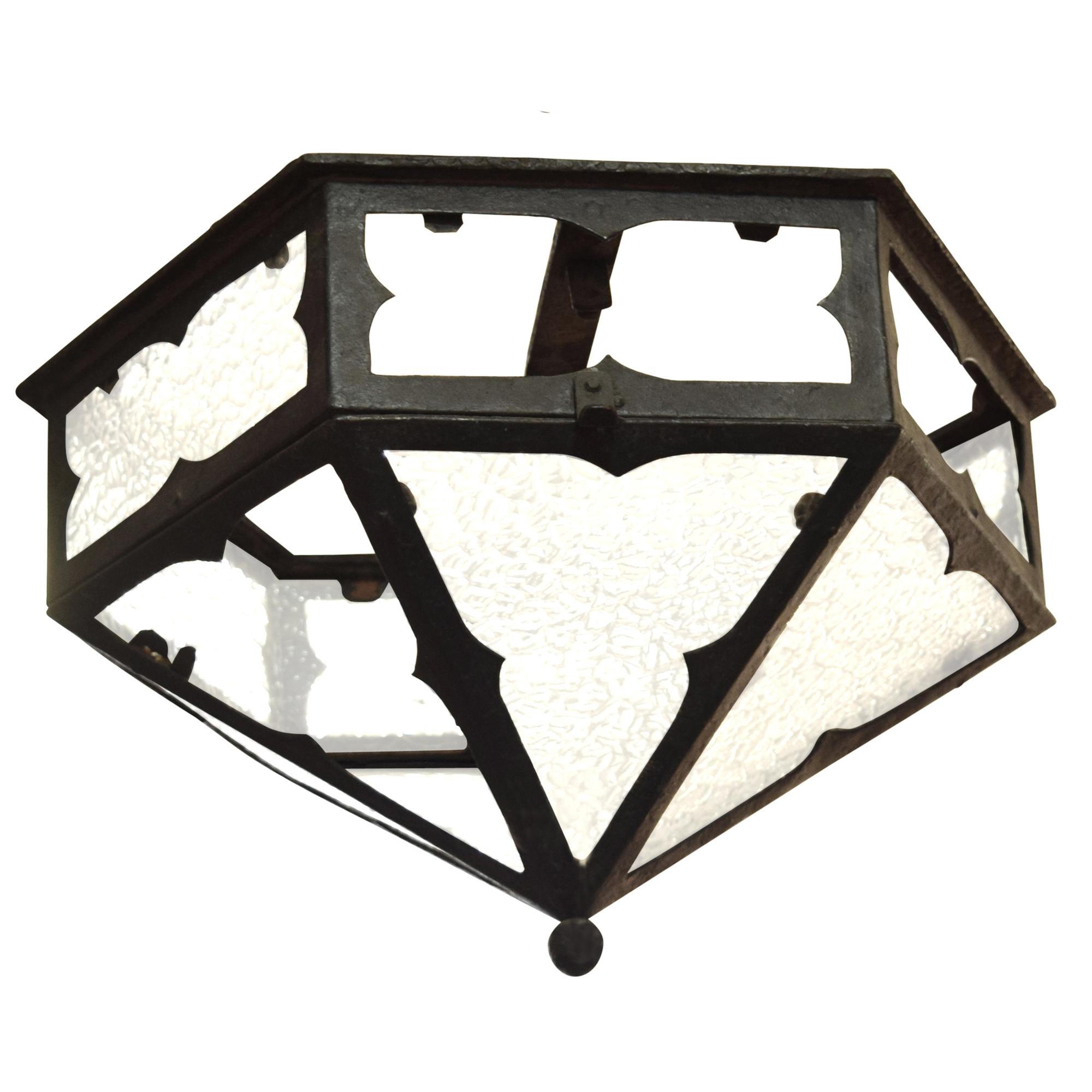 A Fer Forge Sconce 14" W x 14"D x 11" H — France, Early 20th Century