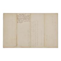 [Presidential] Washington, George. Letter, signed