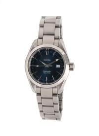 OMEGA, STAINLESS STEEL 'SEAMASTER AQUA TERRA' WRISTWATCH
