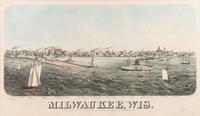 [MILWAUKEE]. ELLSBURY, George H. (1840-1900) and Vernon GREEN. Milwaukee, Wis. Milwaukee: Milwaukee Lith. & Eng. Co., 1874.