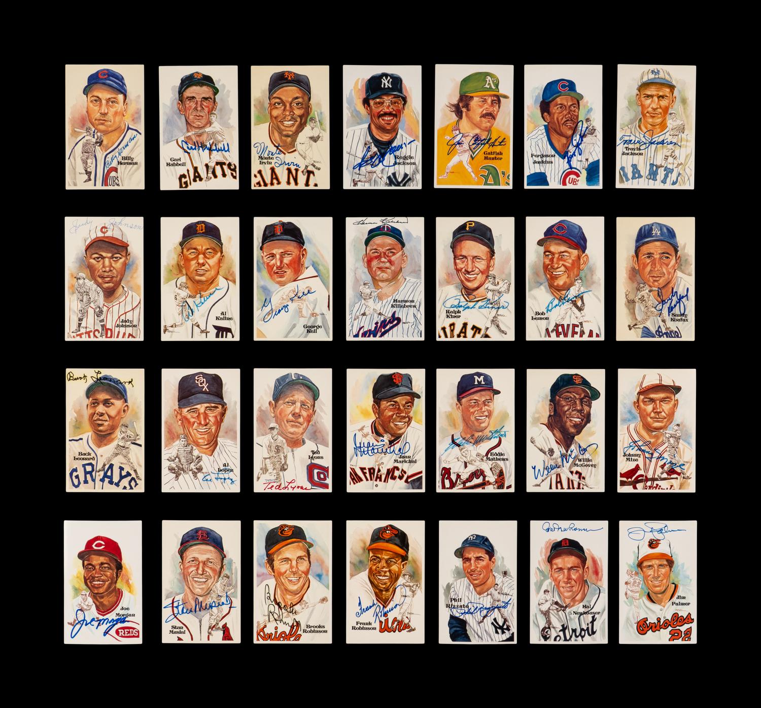 A Large Collection of 1989 Hoops Signed Autograph Basketball Cards (153)
