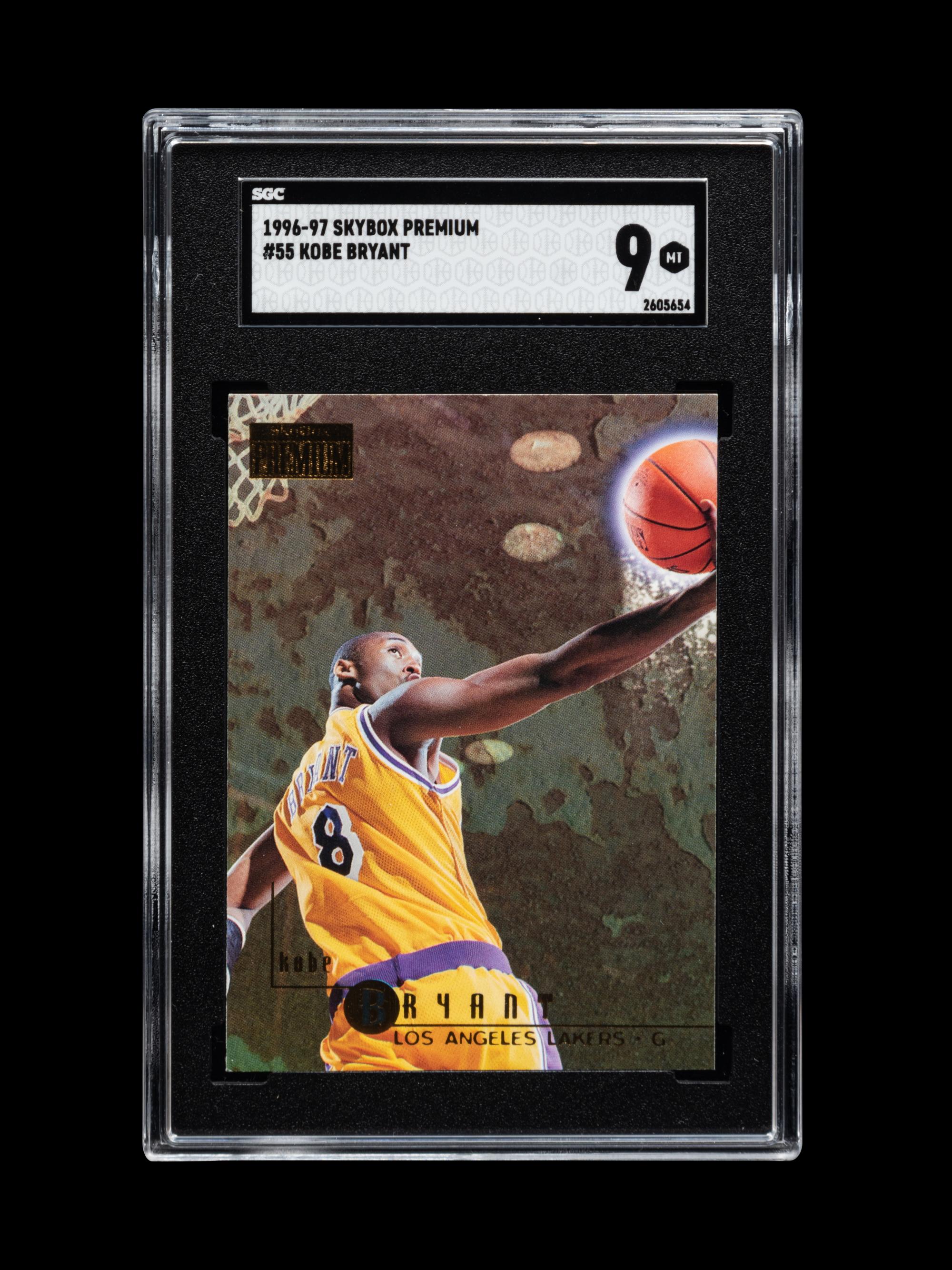 A Group of 1996-97 Skybox Premium Kobe Bryant Rookie Basketball Cards,