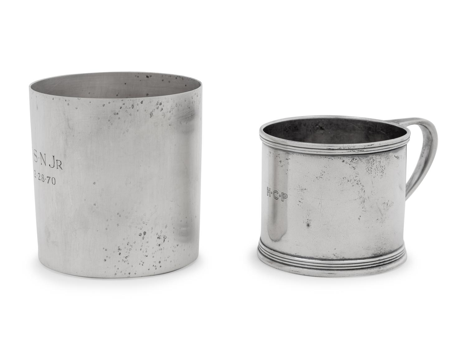 Two Tiffany and Co. Silver Cups
