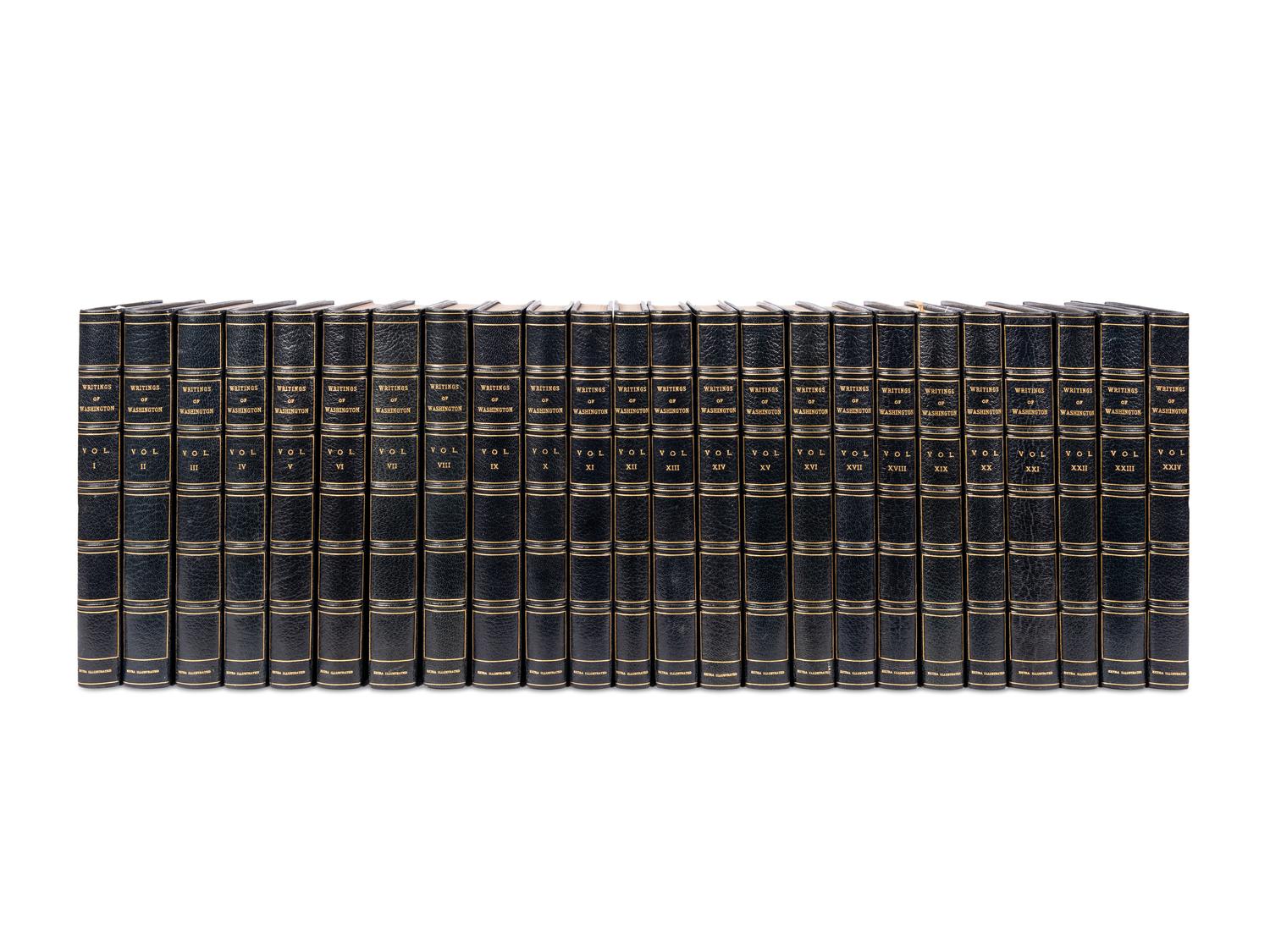 WASHINGTON, George (1732-1799). The Writings of George Washington . Jared Sparks, editor. Boston: American Stationers' Company, John B. Russell, 1837.
