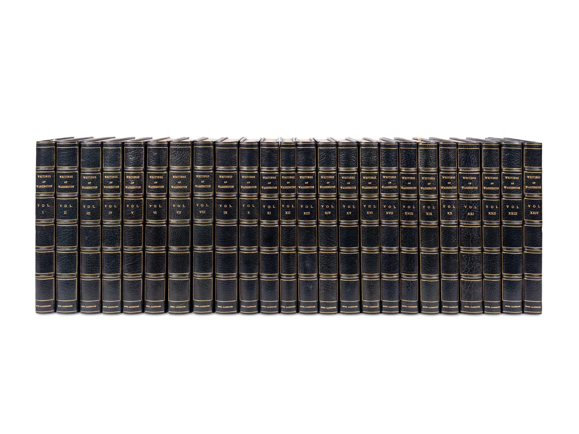 WASHINGTON, George (1732-1799). The Writings of George Washington . Jared Sparks, editor. Boston: American Stationers' Company, John B. Russell, 1837.