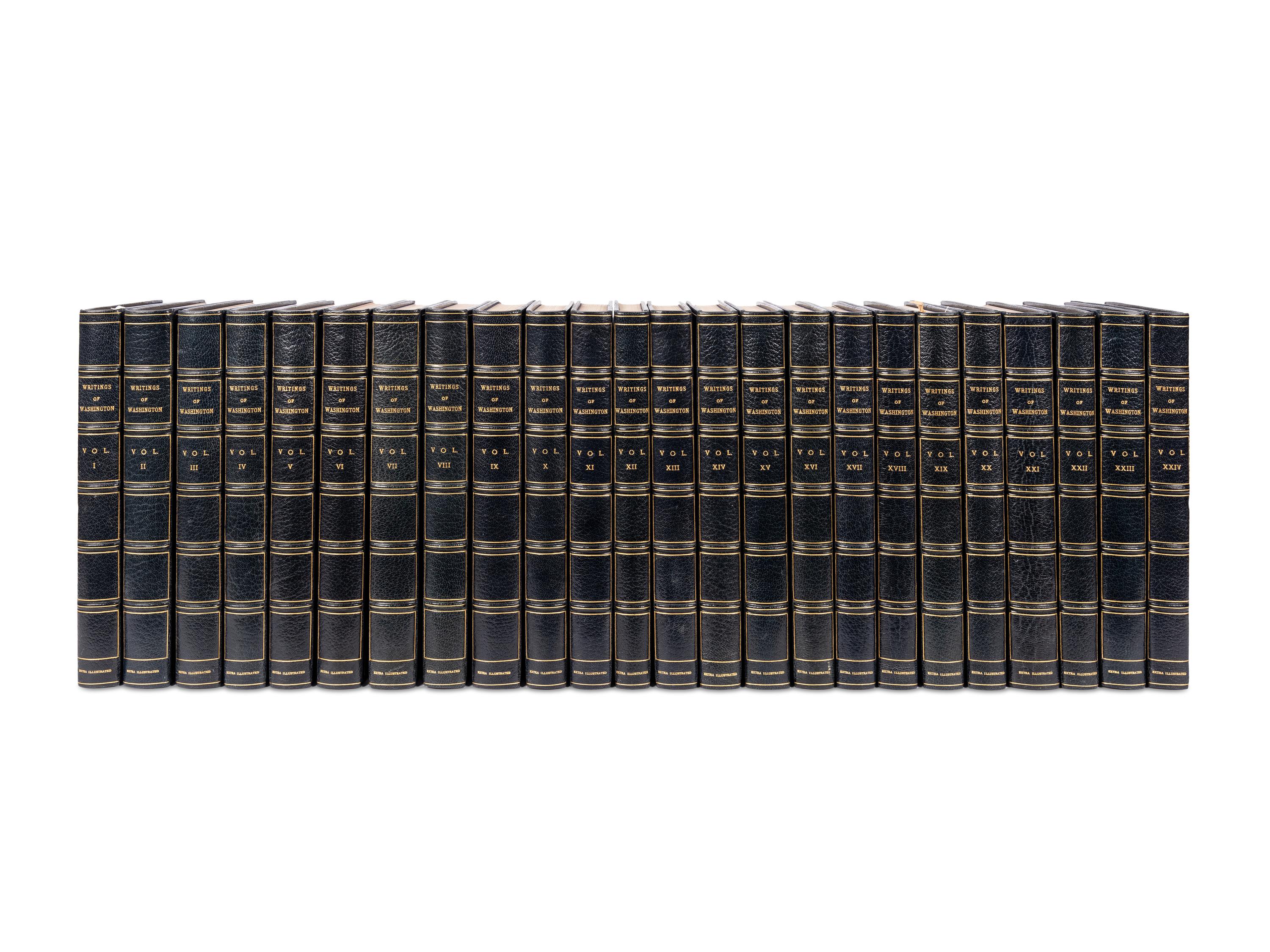 WASHINGTON, George (1732-1799). The Writings of George Washington . Jared Sparks, editor. Boston: American Stationers' Company, John B. Russell, 1837.