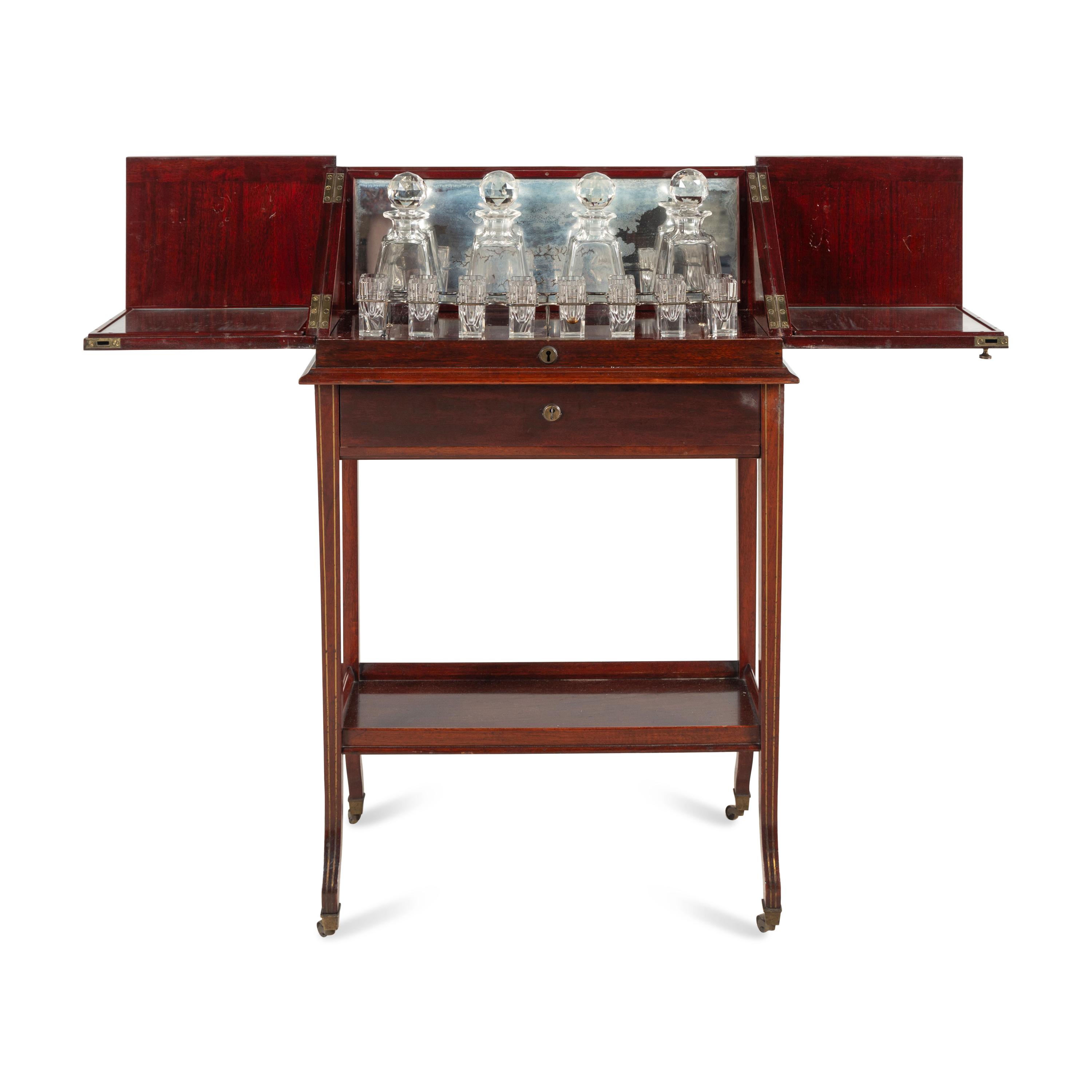 An English Mahogany Liquor Cabinet