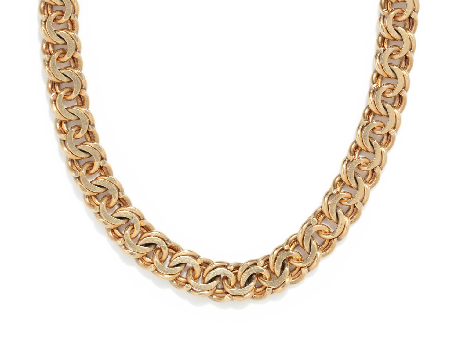 YELLOW GOLD NECKLACE