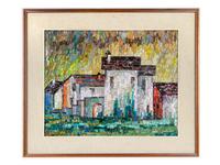 An Italian Mosaic Tile Picture "Paesaggio" — MAZZETTI ALBO, SCUOLA ITALIANA DEL MOSAICO