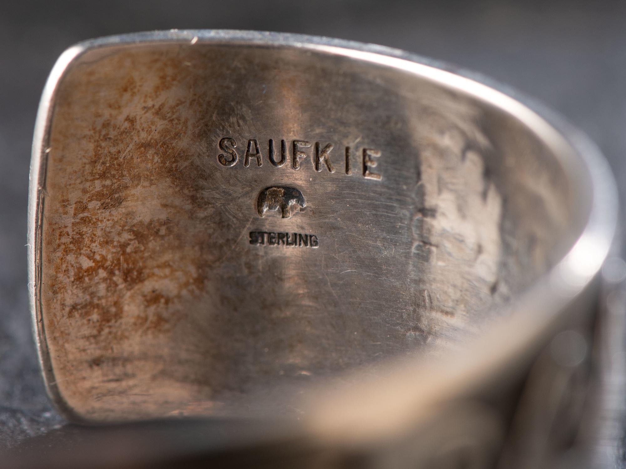 Sterling Silver Overlay Cuff Bracelet