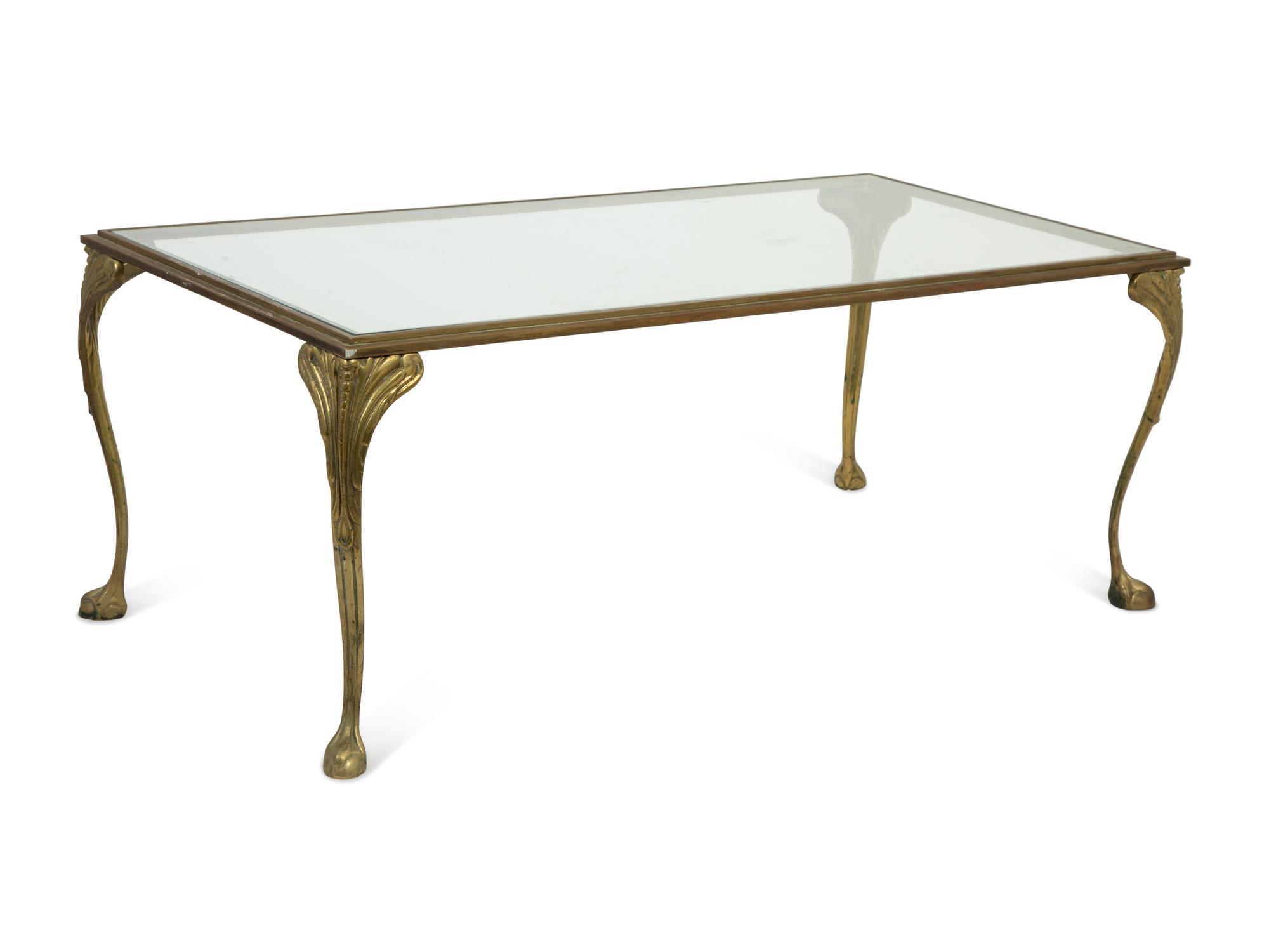 A French Gilt Bronze Low Table Base — 20TH CENTURY