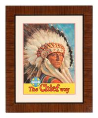 A Santa Fe Railroad Advertising Poster