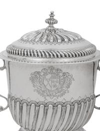 A Queen Anne Britannia Silver Cup and Cover