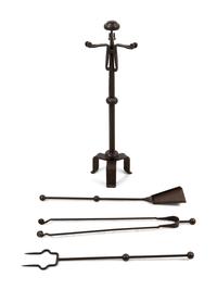 A Set of Iron Fireplace Tools