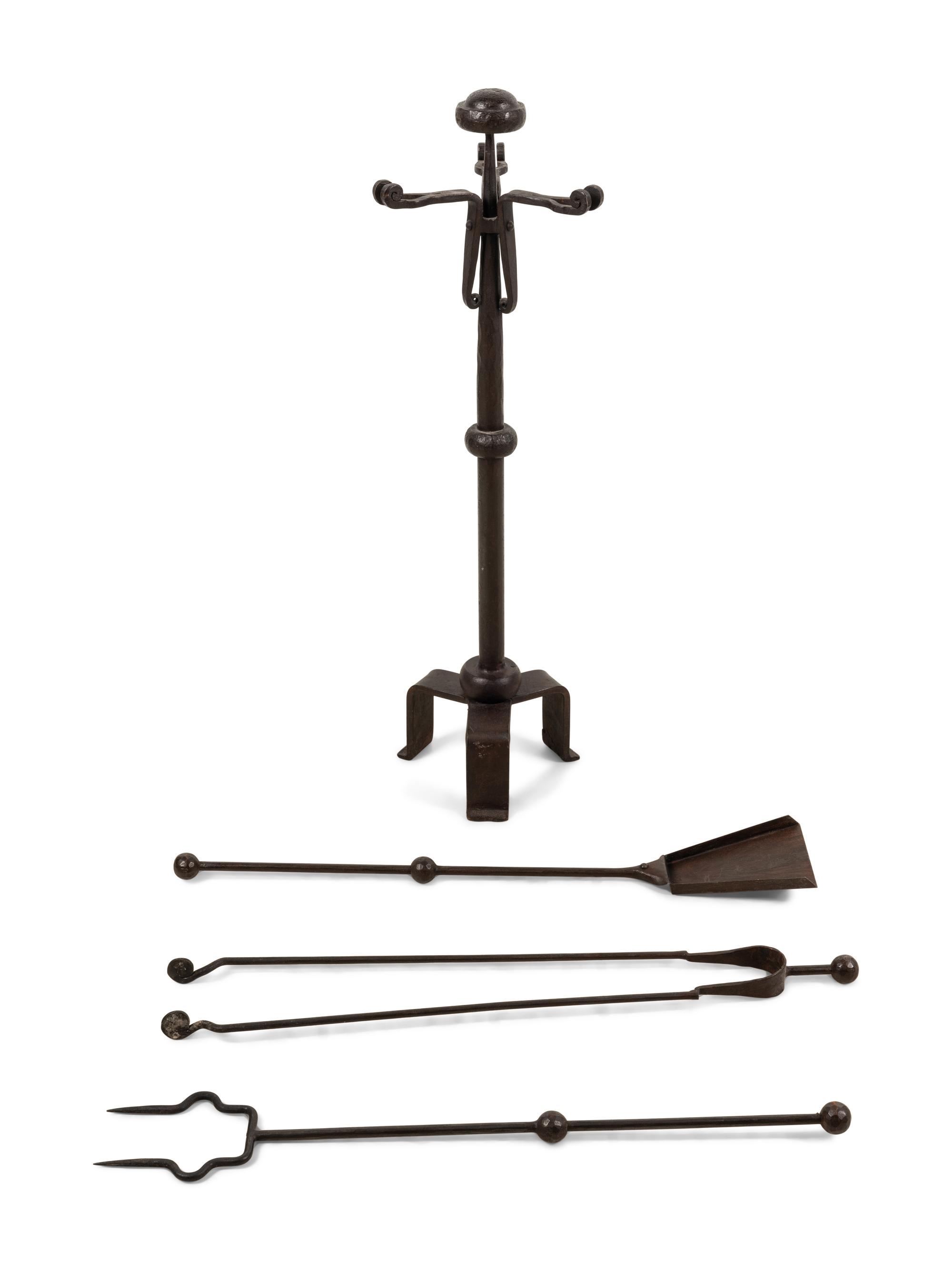 A Set of Iron Fireplace Tools