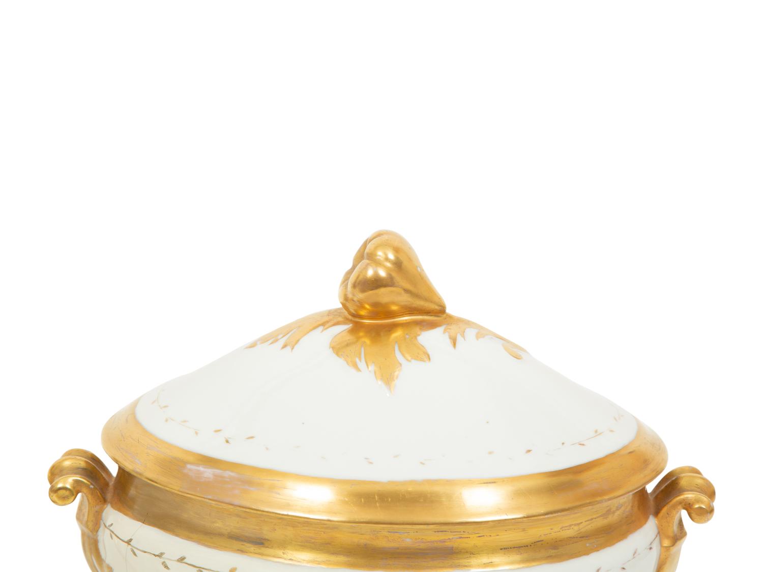 A French Porcelain Tureen and Platter