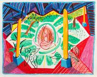 David Hockney, (British, b. 1937), Views of Hotel Well II, 1985