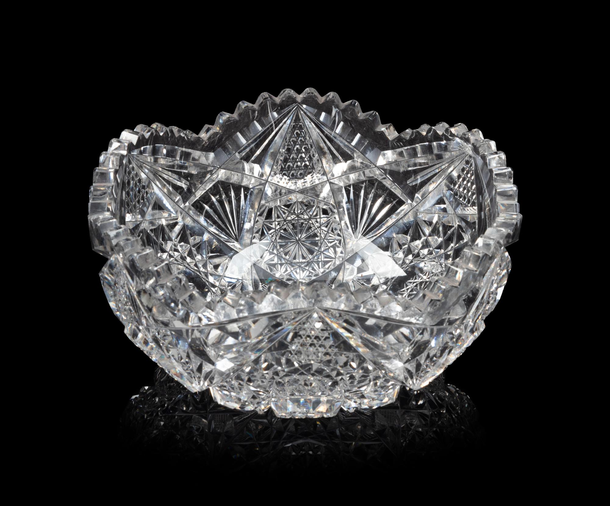 A Collection of Cut Glass Articles