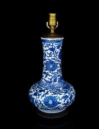 A Blue and White Porcelain Vase