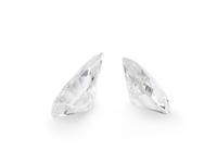 PAIR OF LOOSE PEAR SHAPED DIAMONDS