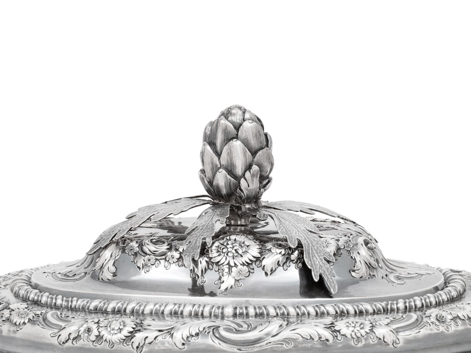 A Georgian Silver Tureen and Cover