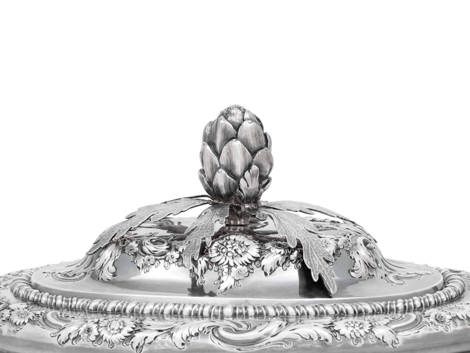 A Georgian Silver Tureen and Cover