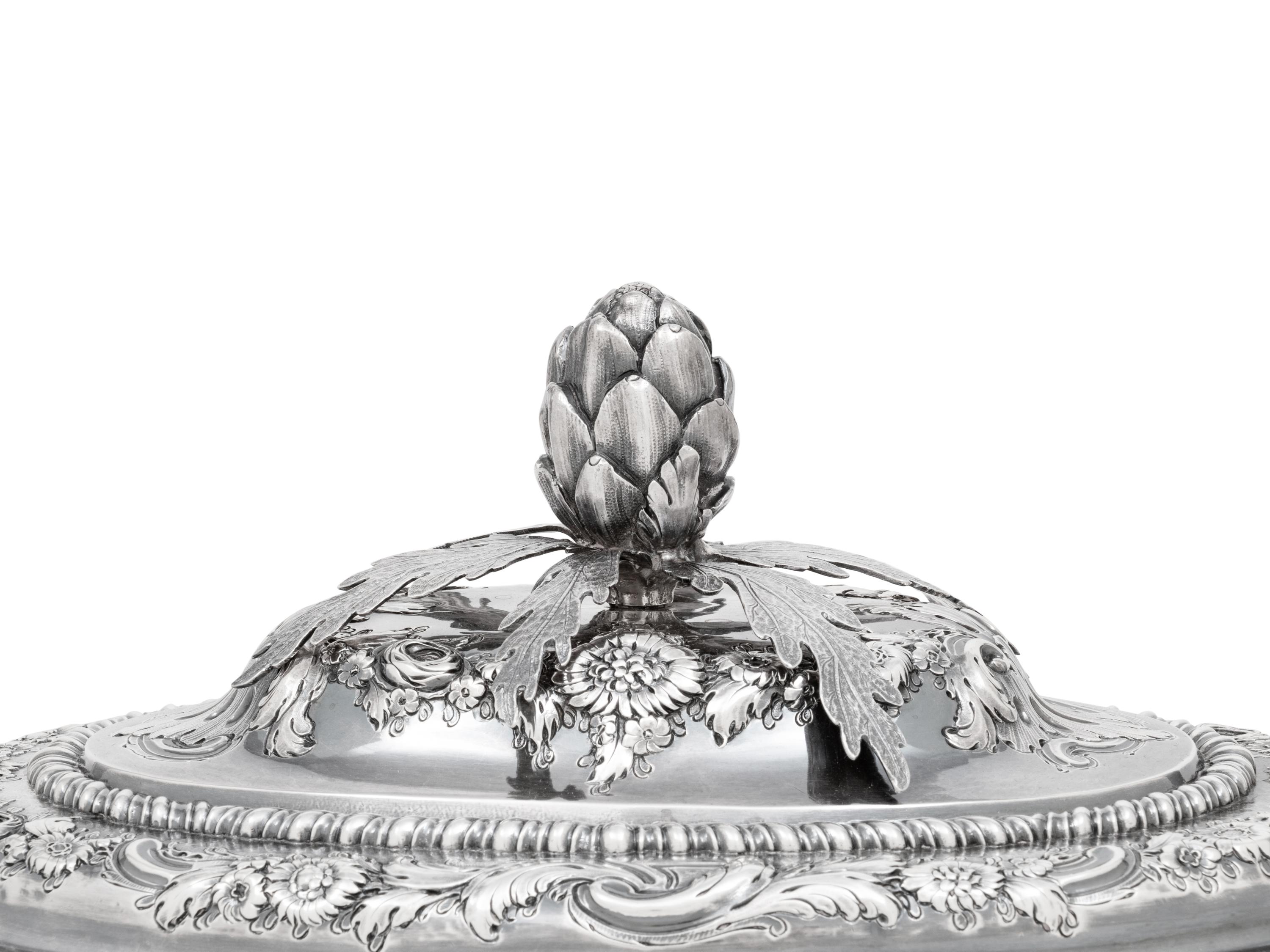 A Georgian Silver Tureen and Cover