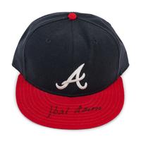 A Hank Aaron Signed Autograph Atlanta Braves Baseball Hat (BAS Beckett Authentication Services Certified),