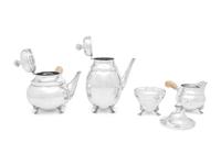 An American Silver Five-Piece Tea and Coffee Service
