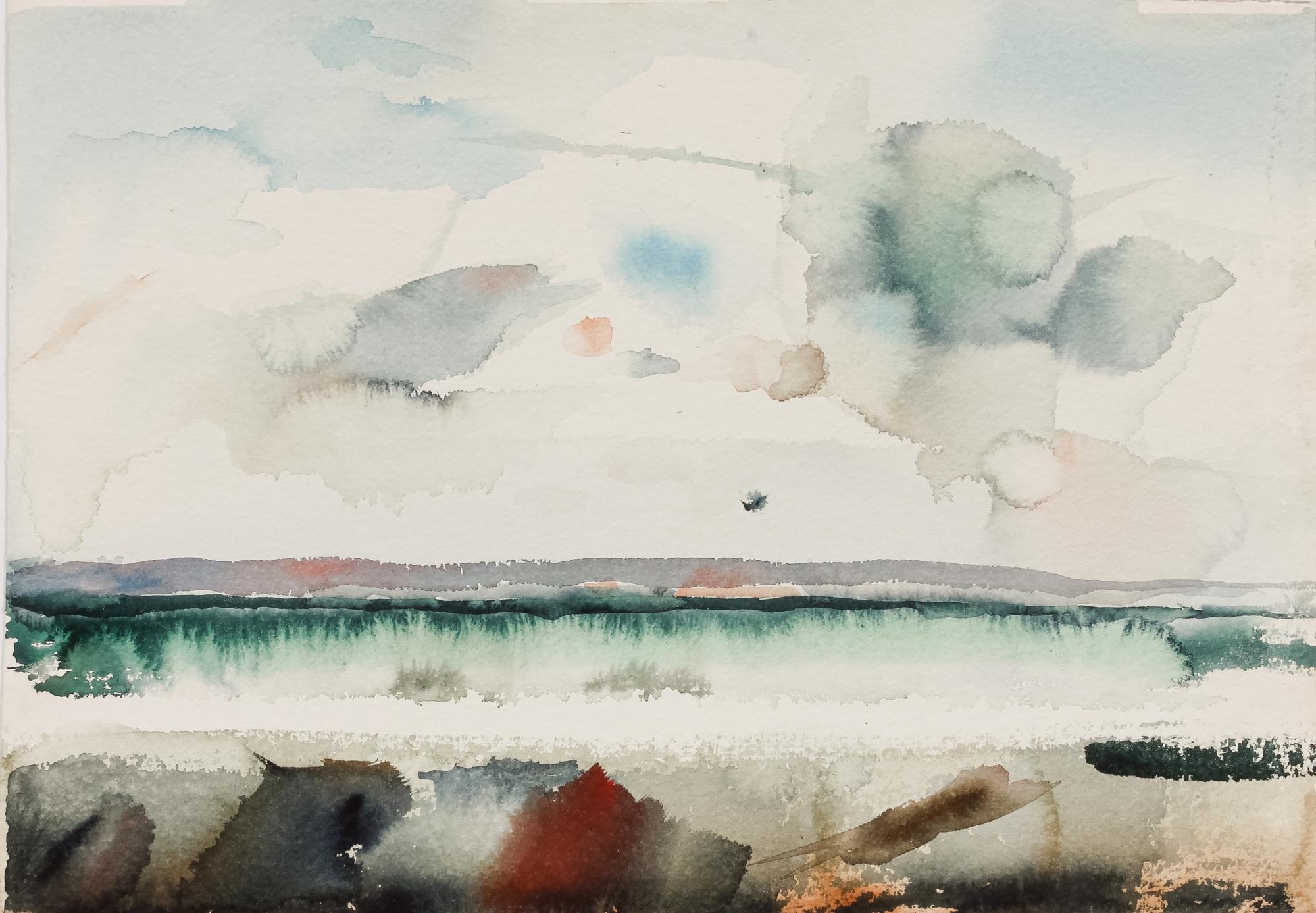 A Group of Eight Preparatory Sketches and Watercolors