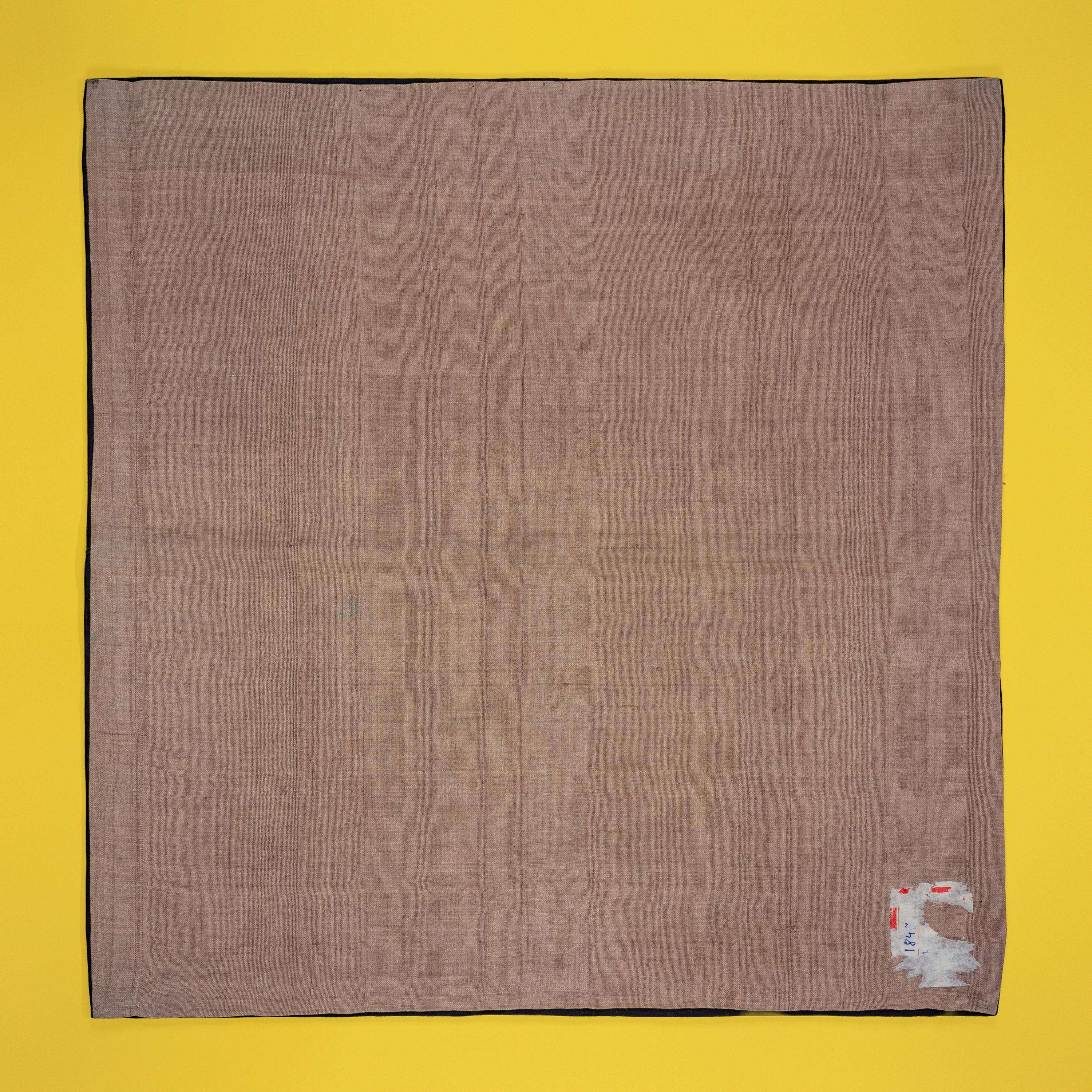 A Chinese Embroidered Silk 'Mandarin Duck' Rank Badge, Jiaqing Period — 清嘉慶 拉鎖綉三品文官孔雀補子