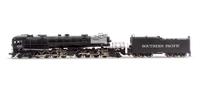 A Tenshodo Polychrome HO-Gauge Southern Pacific 2-8-8-4 Locomotive and Tender