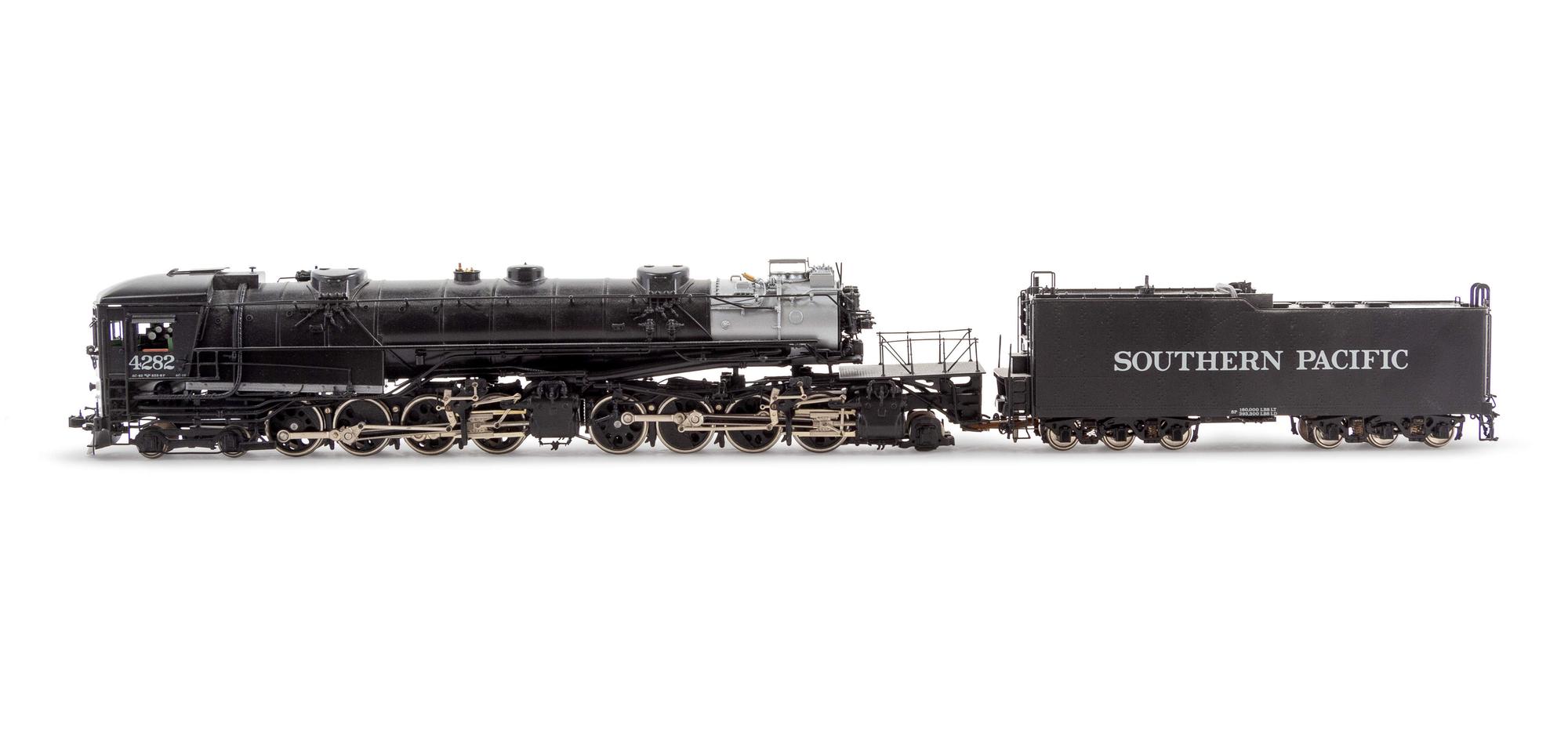 A Tenshodo Polychrome HO-Gauge Southern Pacific 2-8-8-4 Locomotive and Tender
