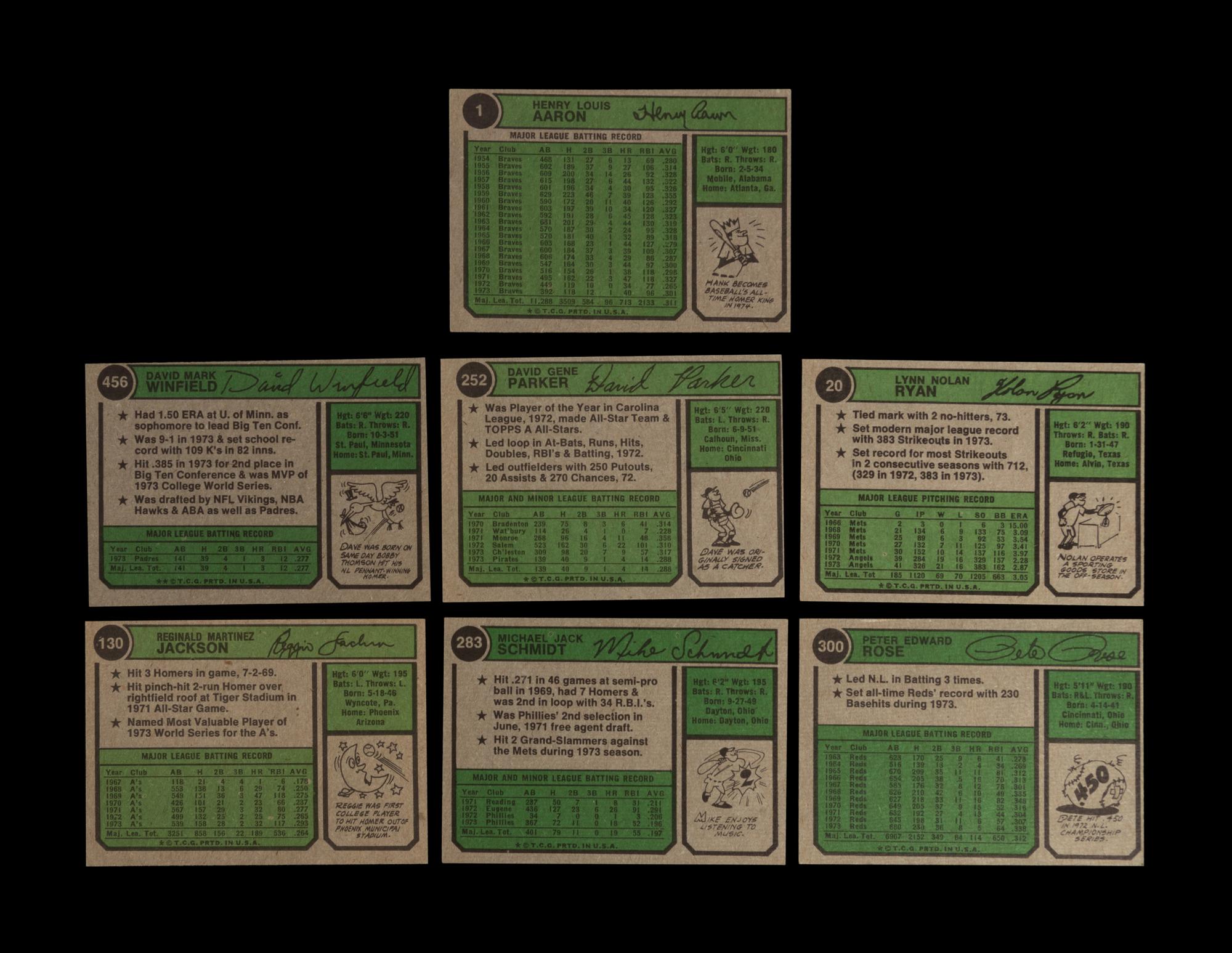 A Complete Set of 1974 Topps Baseball Cards (660/660)