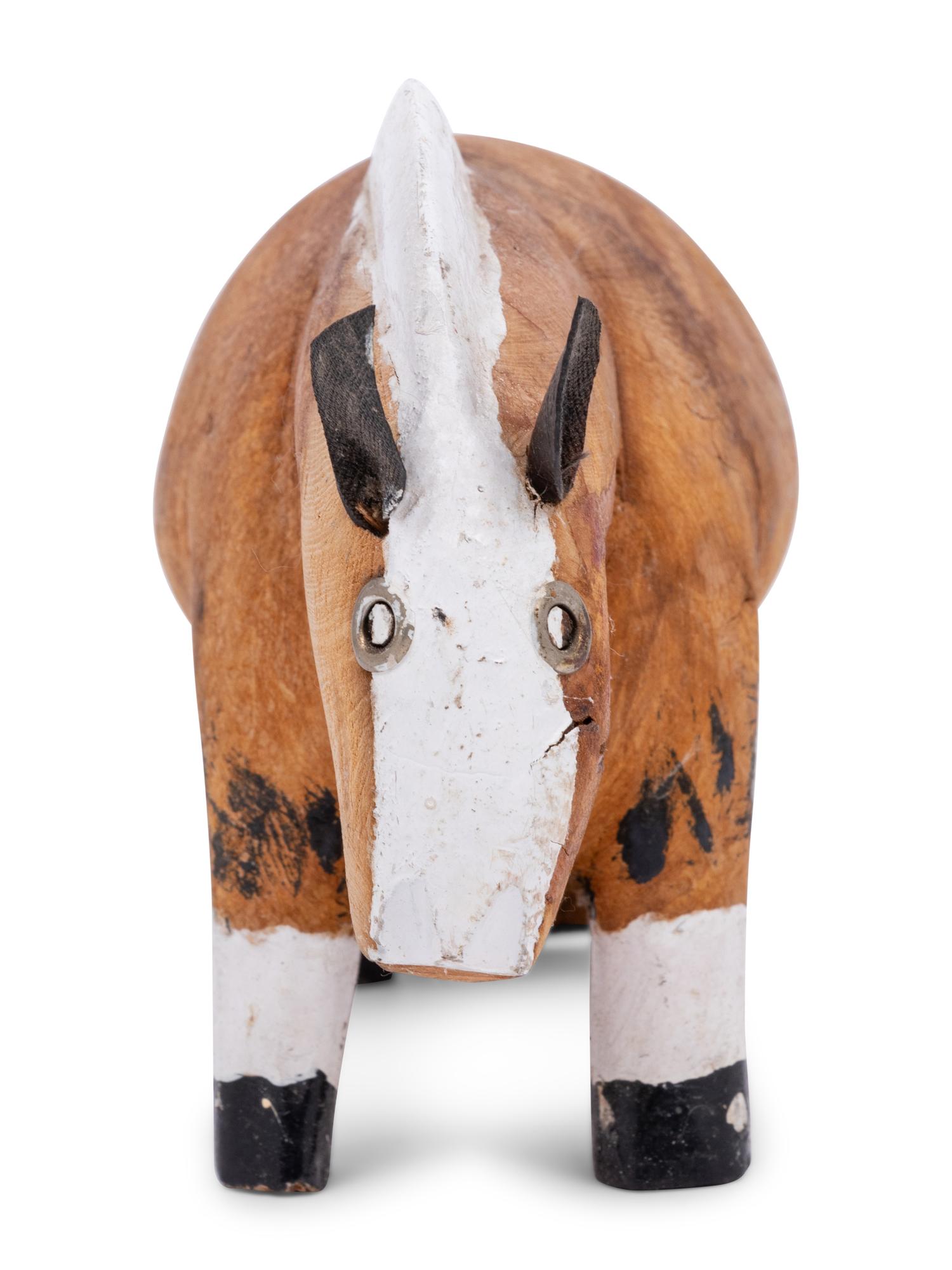 A Folk Art Carved Horse