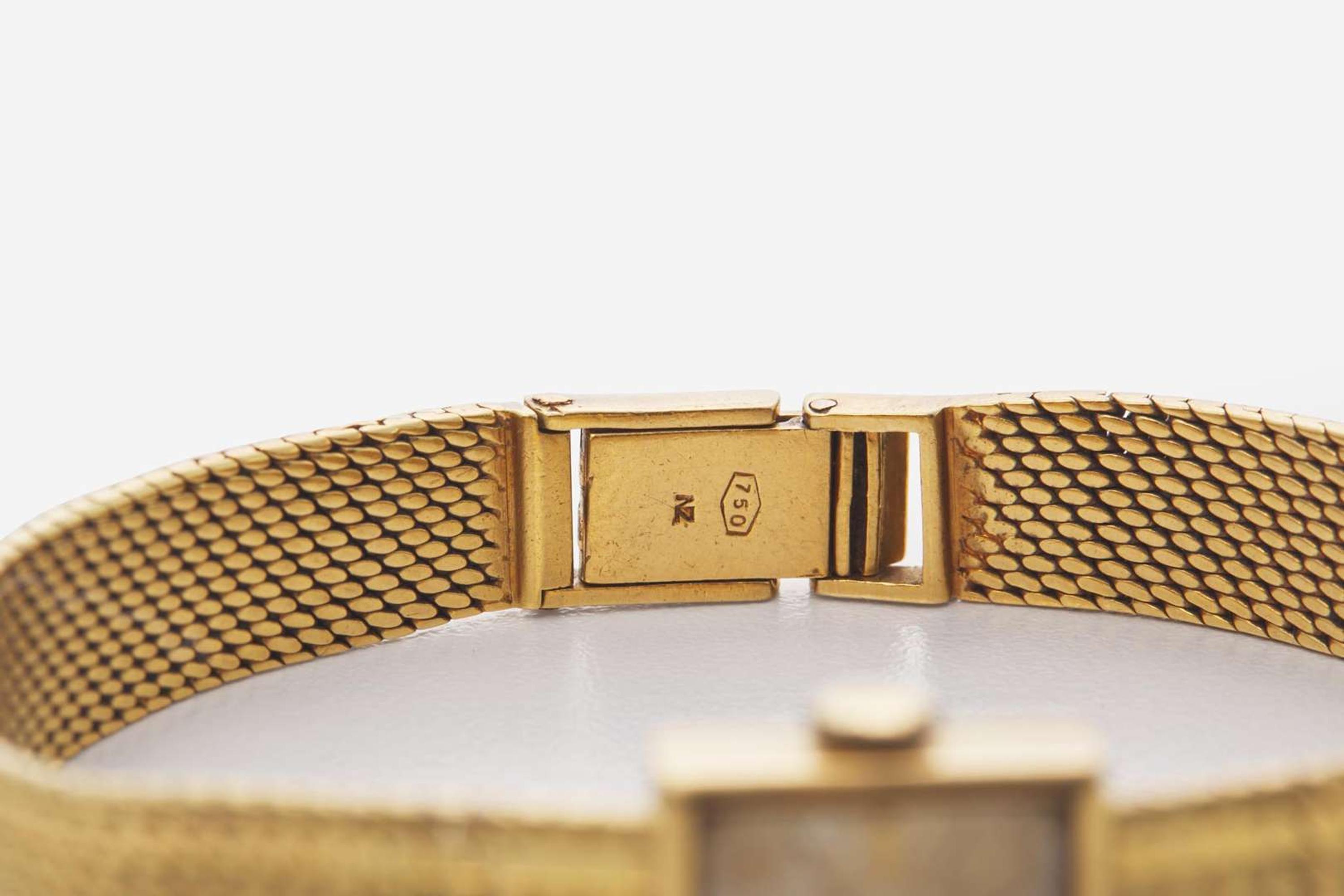 An 18K Yellow Gold Ladies Juvenia Bracelet Watch