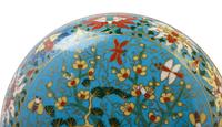 A Pair of Chinese Export Cloisonné Enamel Covered Boxes
