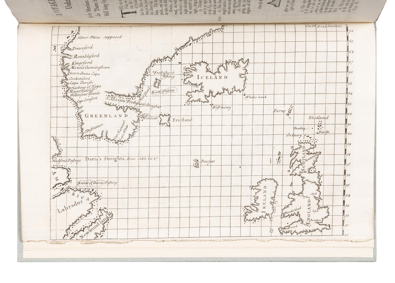 GATONBE, John. "A Voyage into the North-West Passage. Undertaken Anno 1612." Extracted from: CHURCHILL. A Collection of Voyages and Travels , Vol. VI, pp. 241-256. [London, ca 1732?].