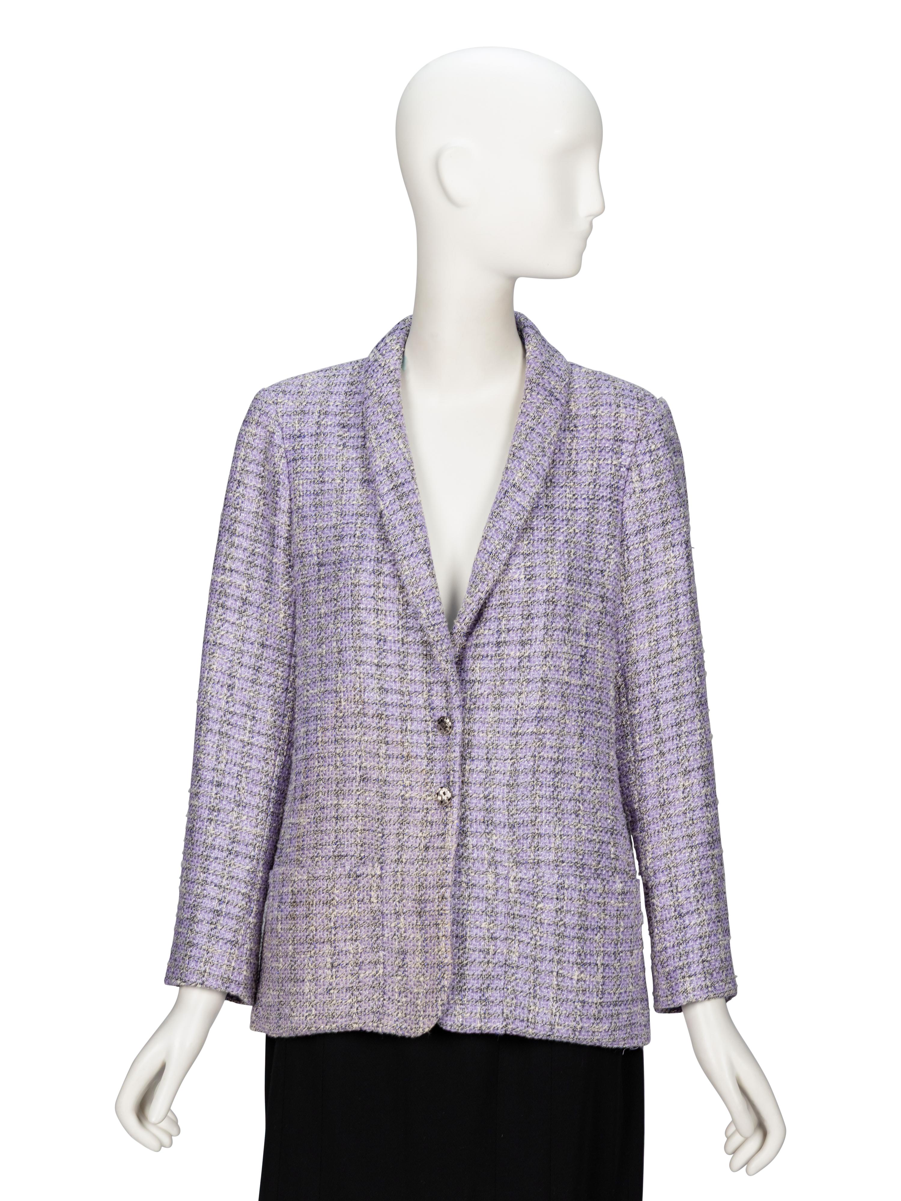 Chanel, Lavender Tweed Blazer