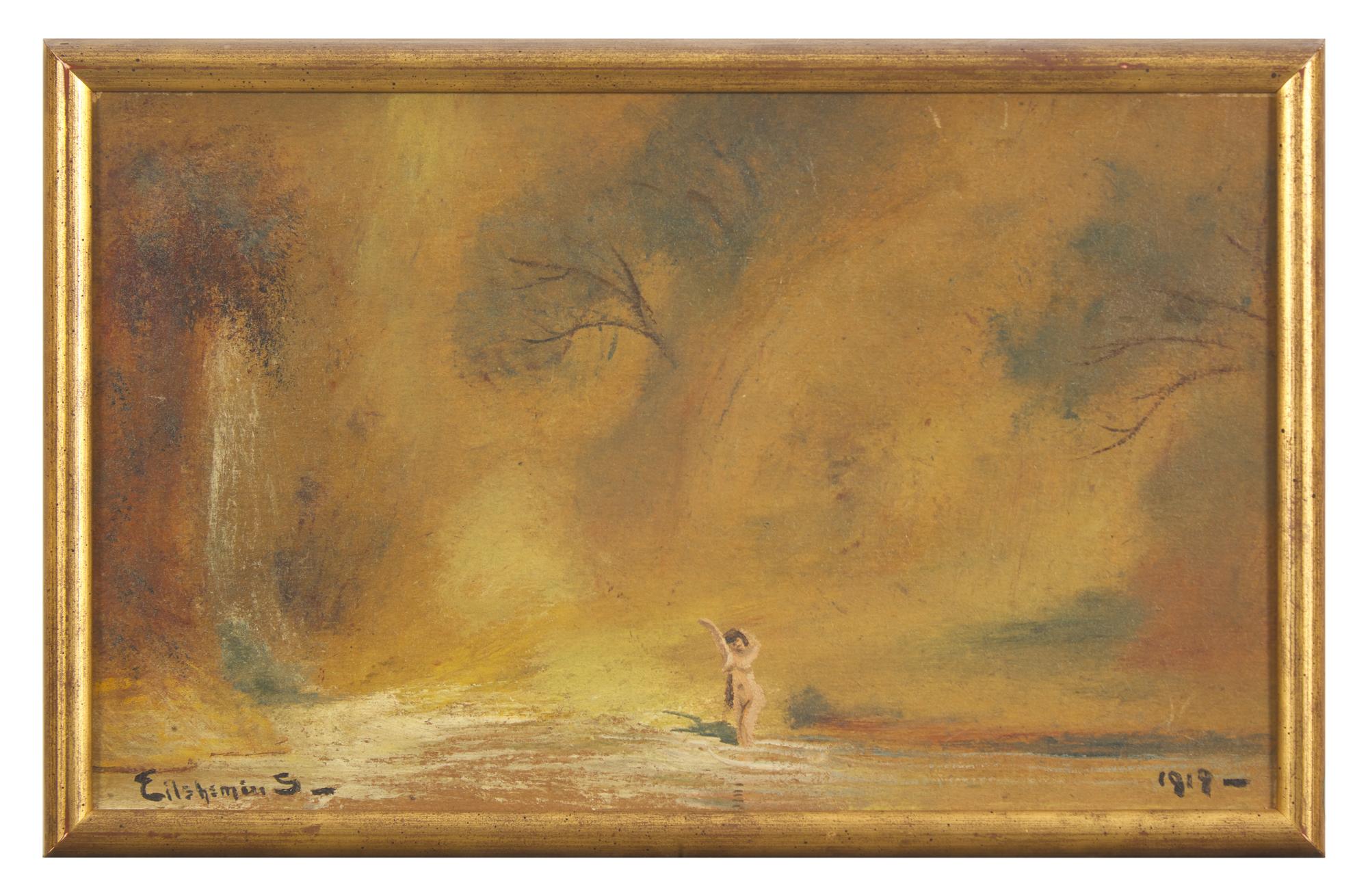 Girl and Waterfront, 1919