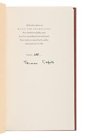 CAPOTE, Truman (1924-1984). In Cold Blood . New York: Random House, 1965.